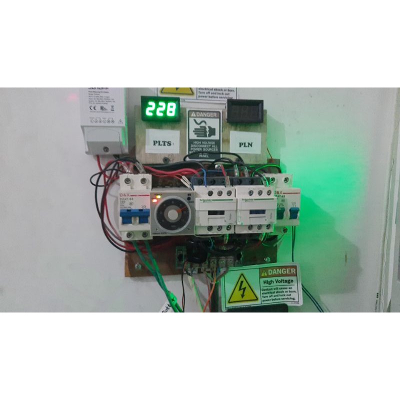 ATS perpindahan otomatis PLN, PLTS, genset dll pesanan khusus