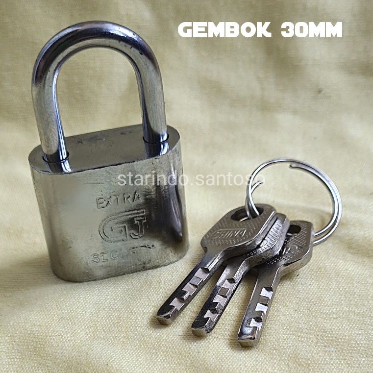 Kulakan 12bj GEMBOK 30mm pagar pintu ukuran 30 mm besi kuat