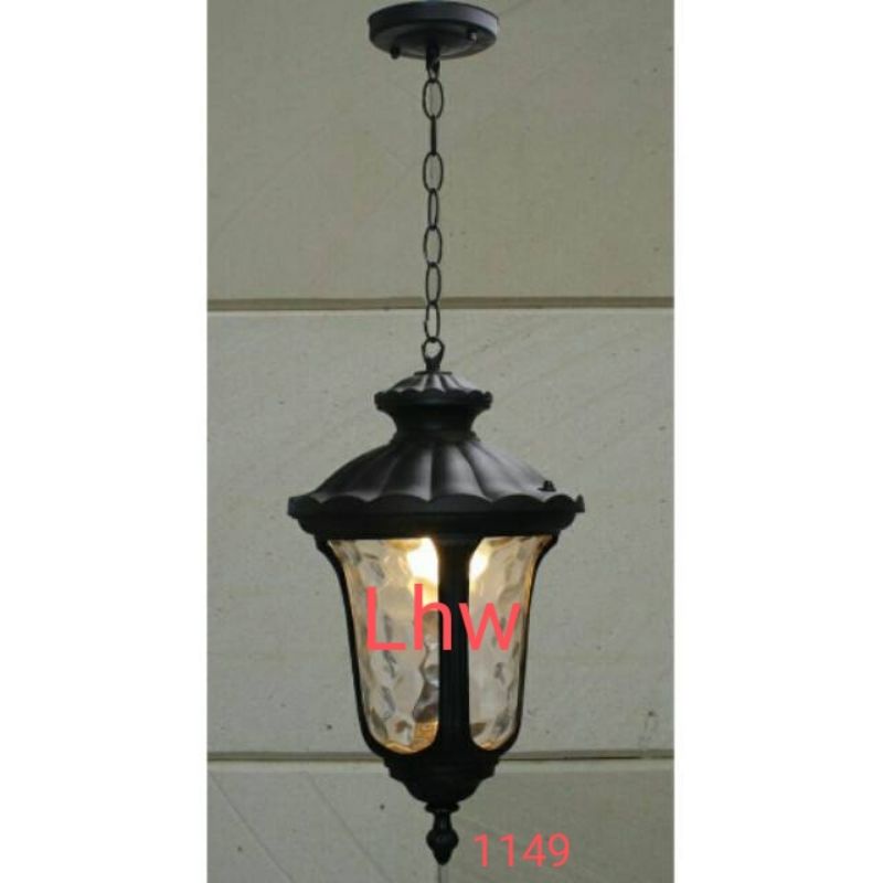 Lampu gantung klasik outdoor indoor dekorasi teras,balkon cafe,resto