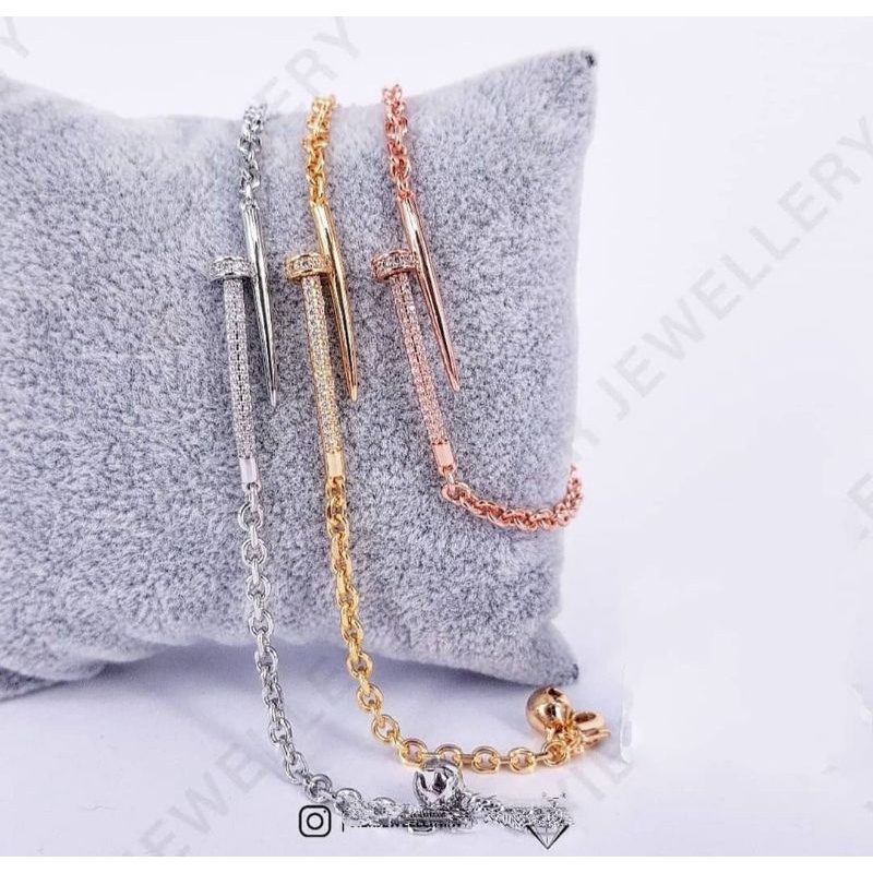VIER JEWELLERY BRACELET GELANG WANITA MOTIF PAKU