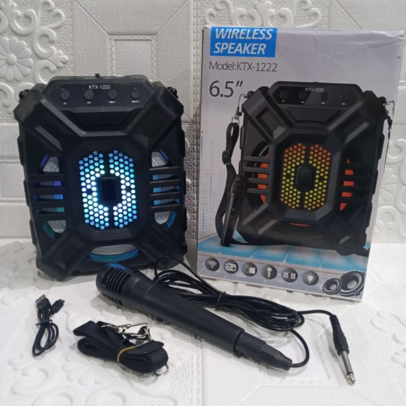 *APS* SPEAKER BLUETOOTH + MIC KTX 1222, BISA FLASHDISK MMC RADIO