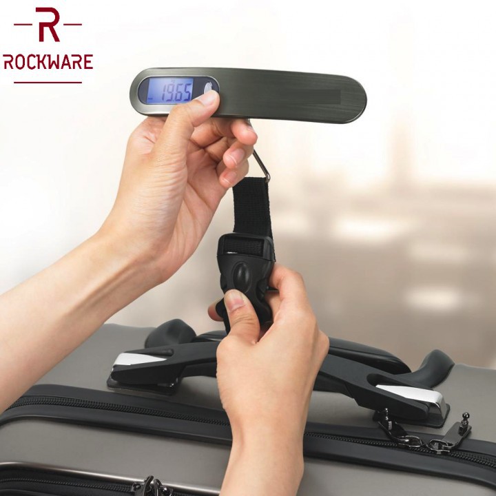 Original ROCKWARE RW-158 Metal Luggage Scale - Timbangan Koper 50 Kg