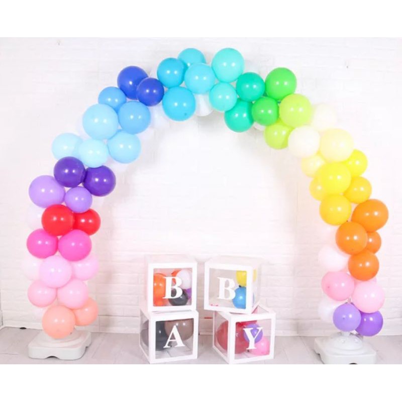 grosir / eceran balon latex doff warna warni | 12&quot; inch balon polos warna warni