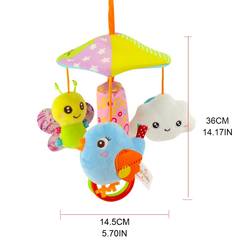 Mary Cute Animal Shaped Baby Bed Around Perlengkapan Gantung Bahan Katun Buatan