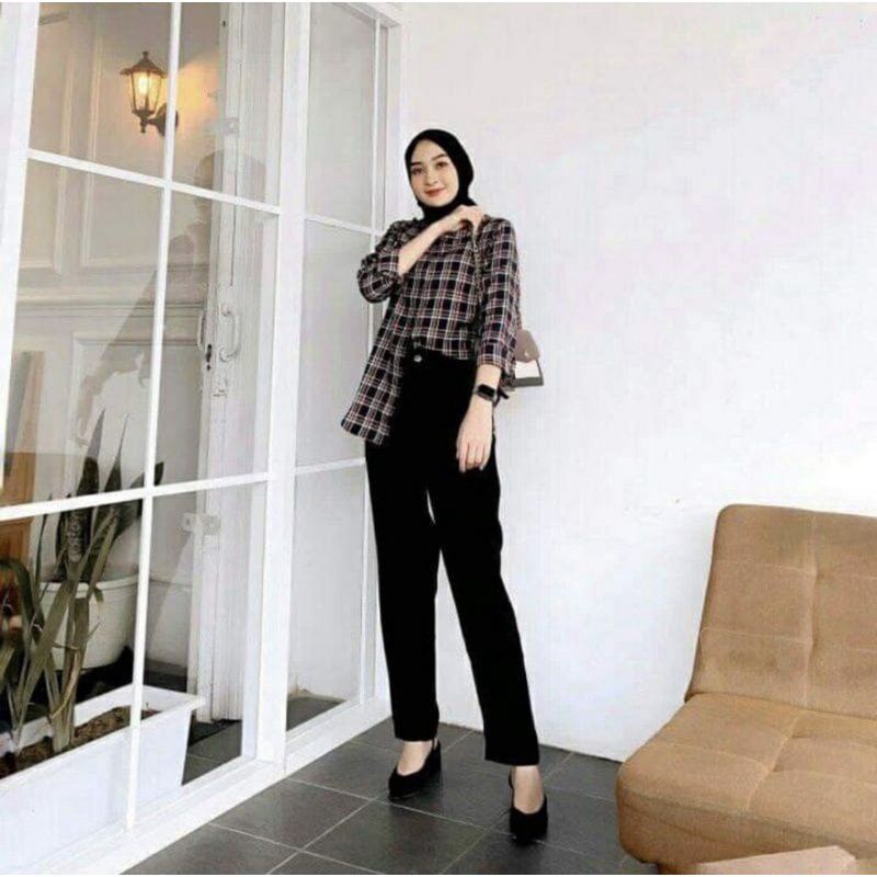 baju flanel kotak kotak best seller