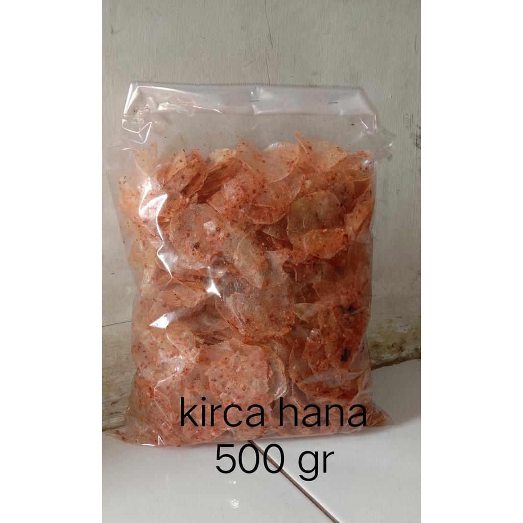 

kirca keripik beledag kaca pedas 500gr