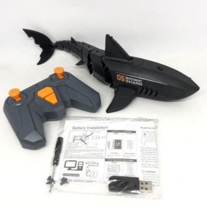 Remote Control Bionic Shark - Mainan Edukatif RC Ikan Hiu Megalodon