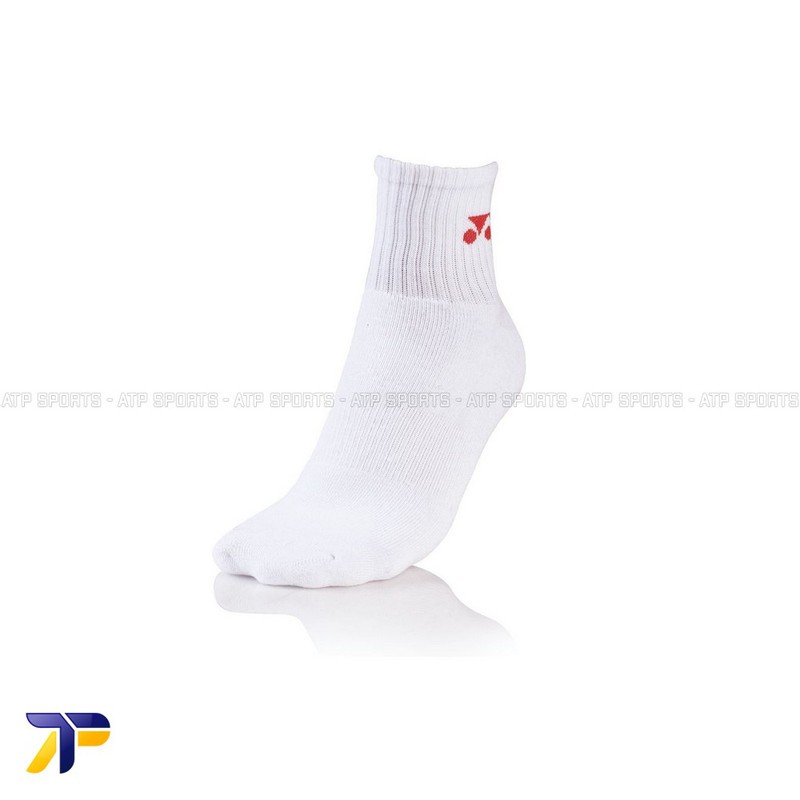 Kaos Kaki Tenis Tennis Badminton Yonex Cushion Support SSLEC10777S  White
