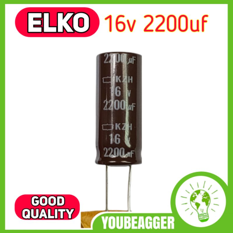 Elko 16v 2200uf kapasitor