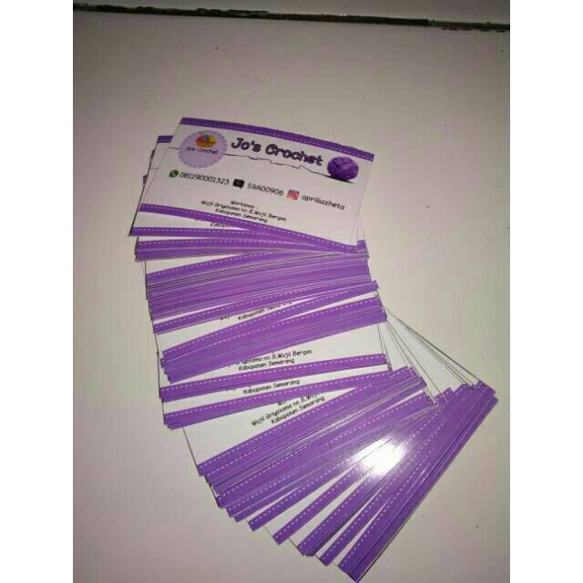 

Kartu nama custom