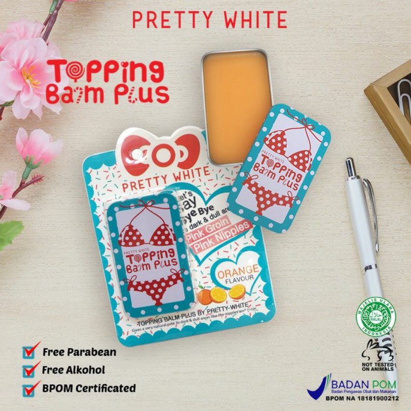 ✿ MADAME ✿ TOPPING BALM NIPLE CREAM - PRETTY WHITE KRIM PEMUTIH BPOM