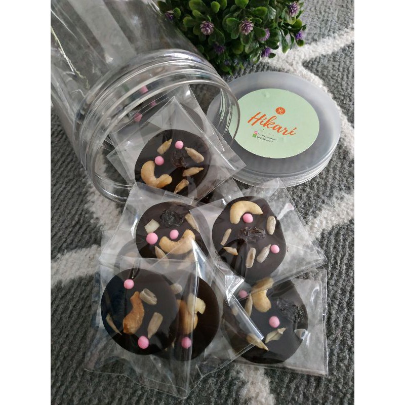 

Coklat Bark (dark chocolate) toples
