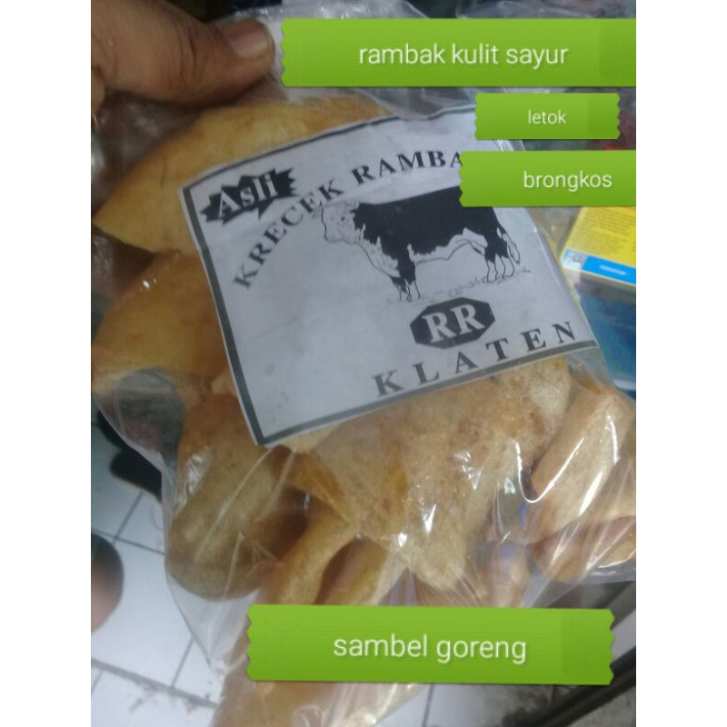 

rambak kulit sayur