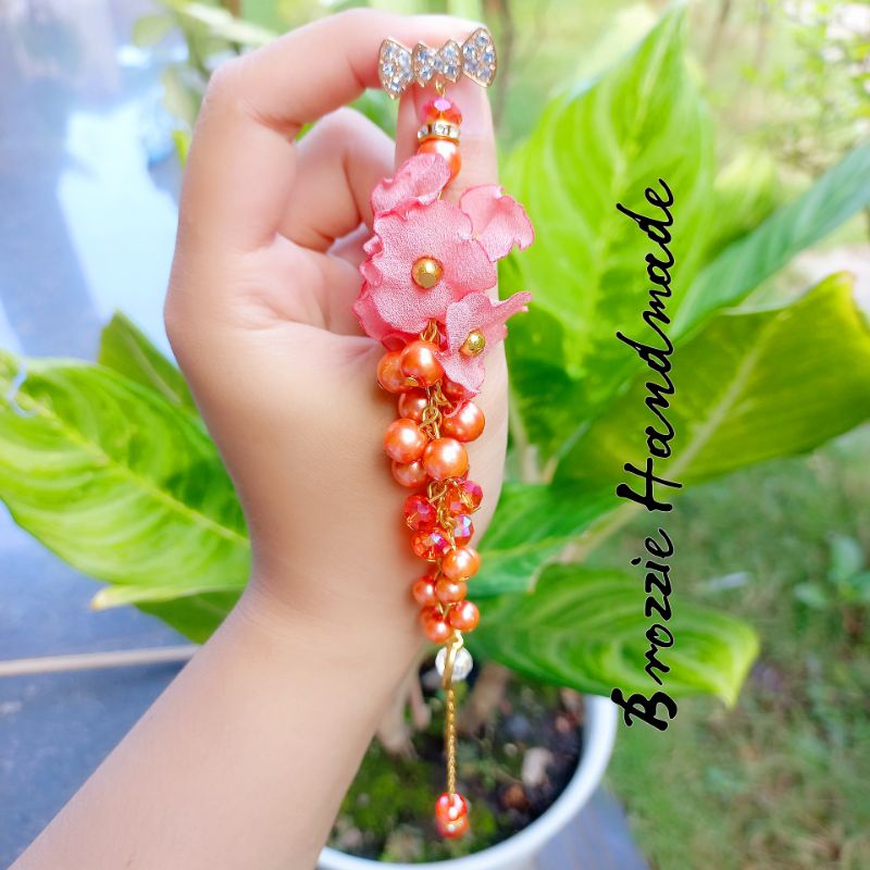 Bros Dagu Juntai Bunga Mawar Bros Dagu Juntai Handmade Bros Dagu Juntai Murah Terbaru