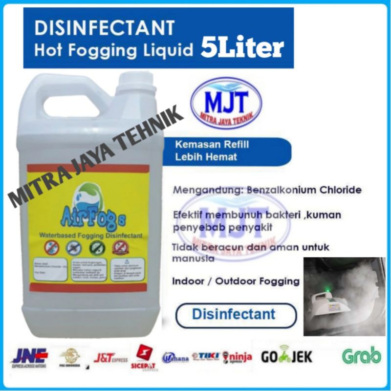 Cairan Fogging Fog 5 Liter Cairan Asap Disinfektan Fogging