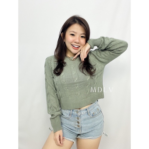 MDLV ~ BAJU RAJUT EMILY LENGAN PANJANG // ATASAN RAJUT LENGAN PANJANG CEWEK // FASHION WANITA