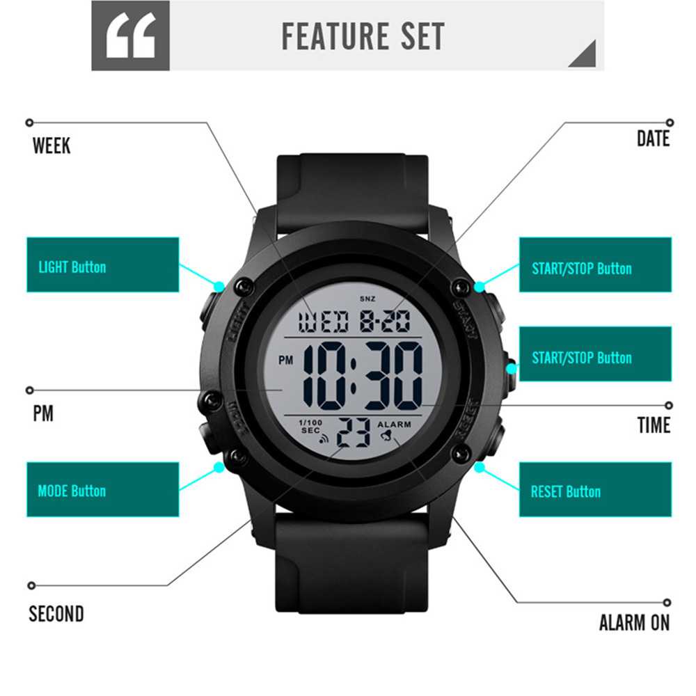 IDN - SKMEI Jam Tangan Digital Adventure Pria - 1506