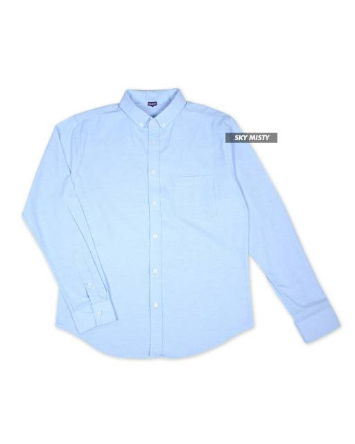 Kemeja Pria Lengan Panjang Cotton Oxford