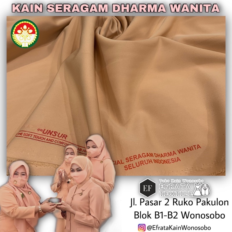 [TERLARIS] KAIN SERAGAM DHARMA WANITA