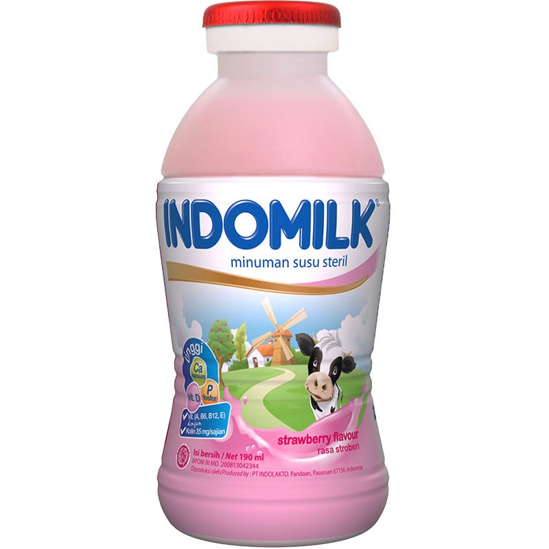 

INDOMILK SUSU UHT CAIR BOTOL 190 GR