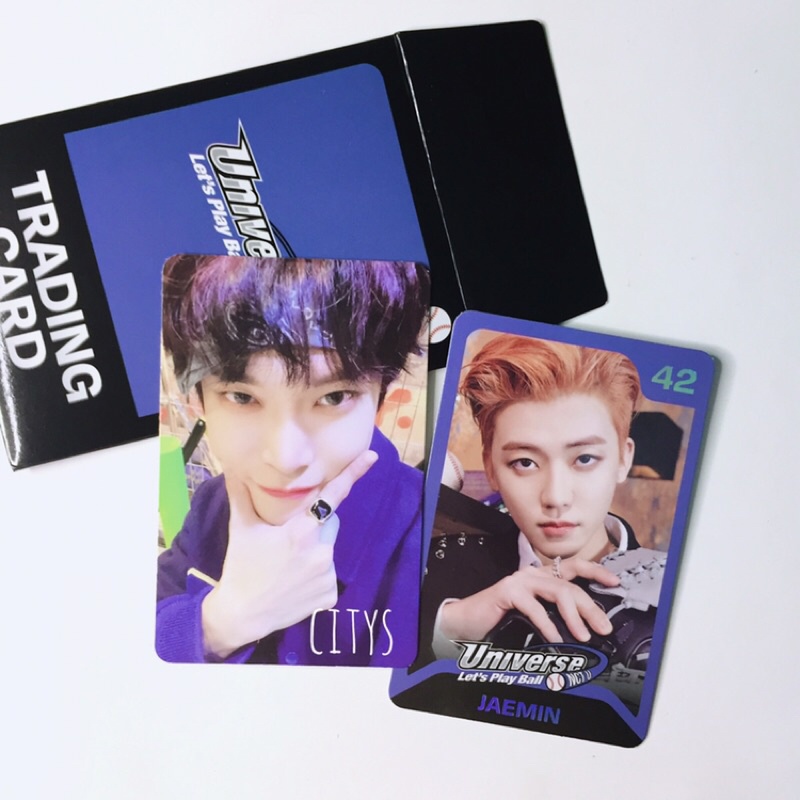 pc photocard trading card universe concept selca jaemin jeno shotaro haechan mark jungwoo doyoung nc