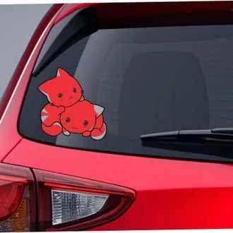 cutting sticker mobil kucing lucu stiker mobil keren stiker kaca mobil stiker variasi ok