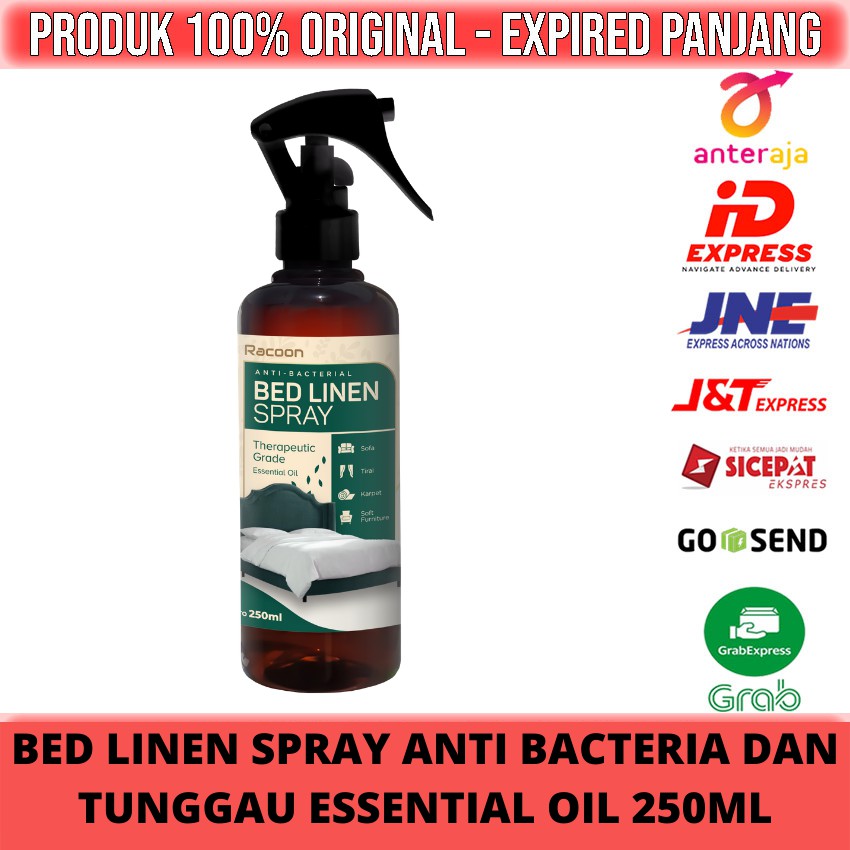 BED LINEN SPRAY ANTI BACTERIAL dan VIRUS ESSENTIAL OIL 250ml