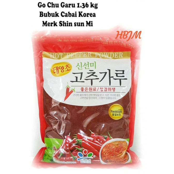 

Dijual Go Chu Garu 1,36 Kg - Bubuk Cabe Korea - Merk Shin Shun Mi - Gochugaru Terlaris