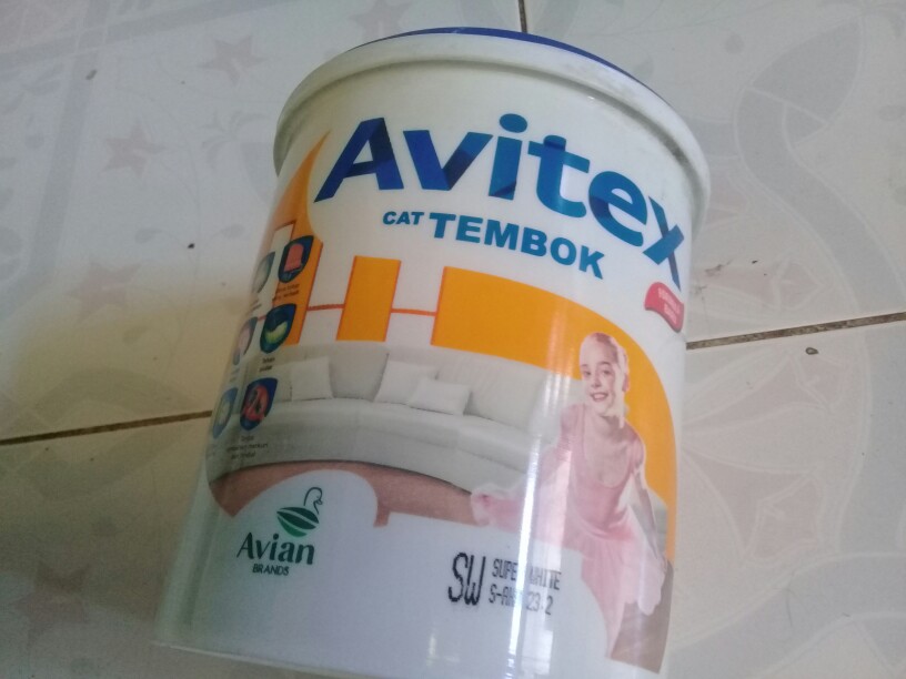 Cat Tembok Avitex Super White 1kg