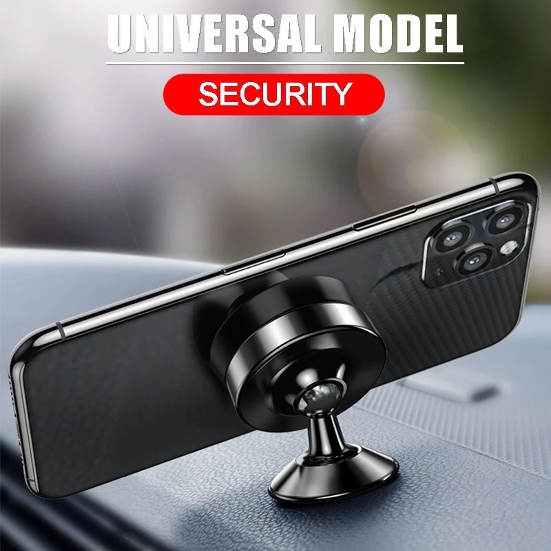 Hot Sale/Dudukan Ponsel Magnet Paduan Aluminium Mobil Universal/Bracket Magnet Dashboard Mobil Dapat Diputar 360derajat