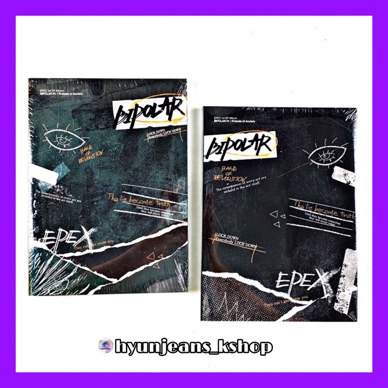 [READY STOCK] EPEX 1st EP Album - BIPOLAR Pt.1 BOOK OF ANXIETY + poster EP EX Part 1 (Reality & Abys