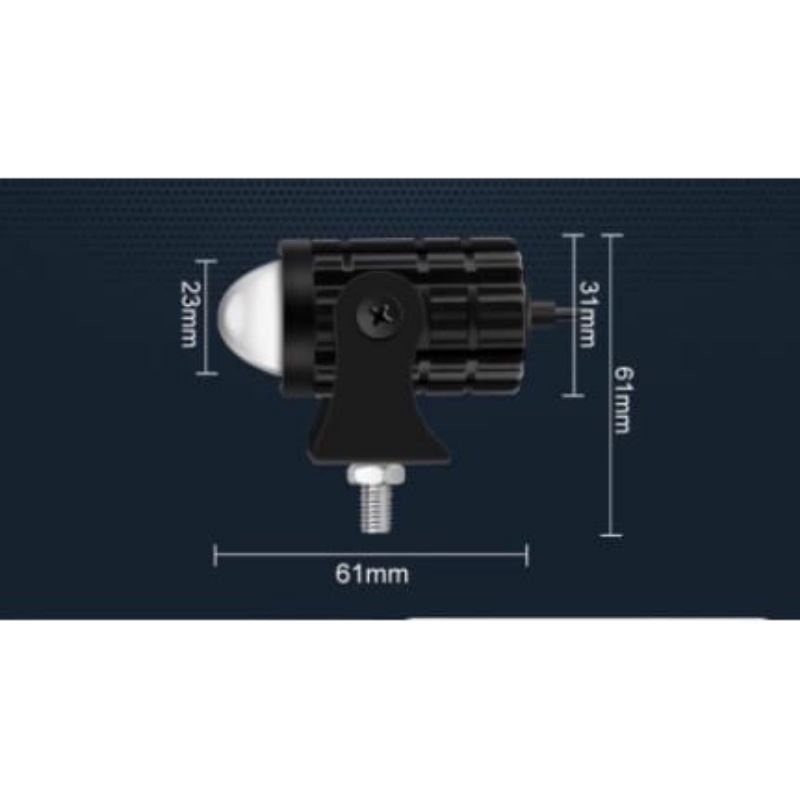 Lampu tembak Laser LED D2 mini 2 warna High low putih Lampu tempat Mini Driving lensa 2 warna putih kuning ANTSHOOP