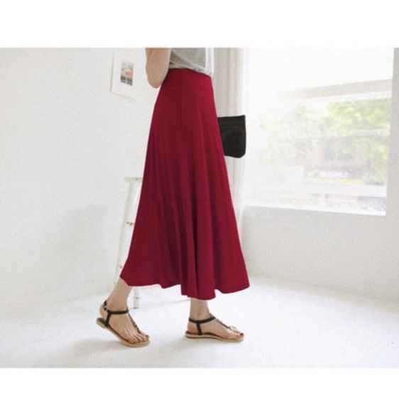 Rok Panjang Jersey | Rok Panjang Premium | Rok Panjang Jersey Murah | Rok Panjang Fashion Muslim | R