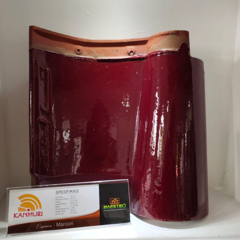 Genteng Kanmuri Espanica Maroon