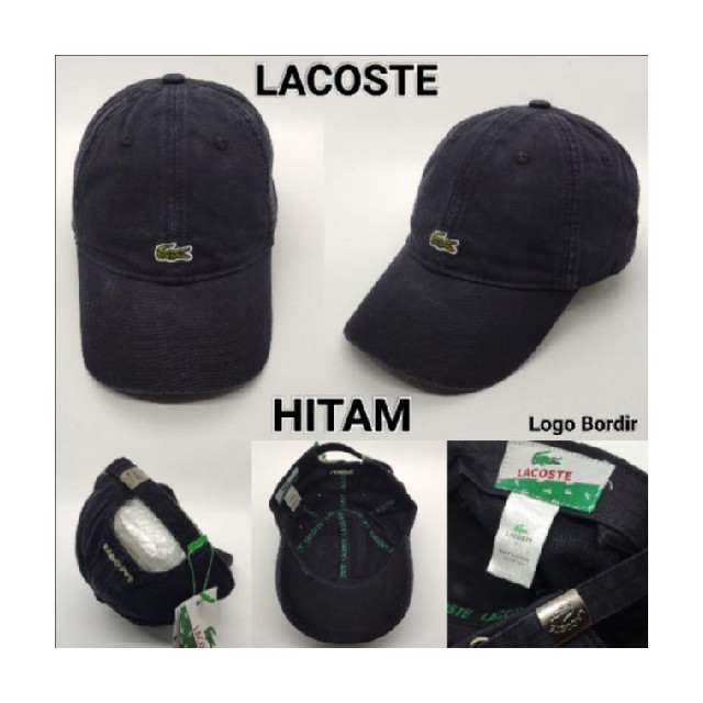 Murah LC-02Hitam Pria import Topi Jual - buaya logo
