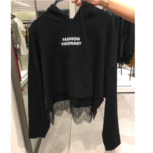 SALE ZARA Hoodie black
