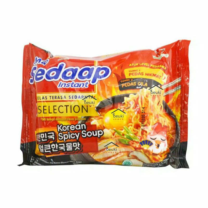 

Mie Sedaap Korean Spicy Soup 77gr