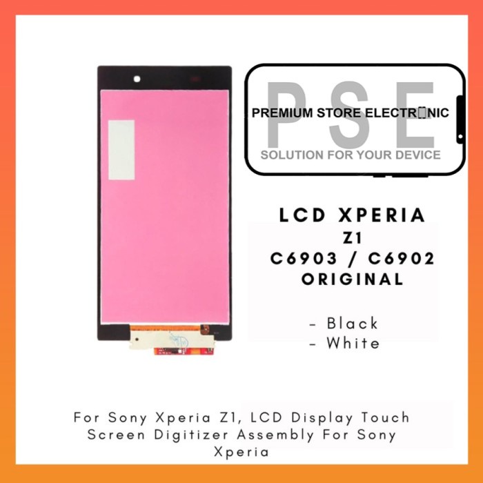 LCD Xperia Z1 C6903 ORIGINAL Fullset Touchscreen Garansi 1 Bulan