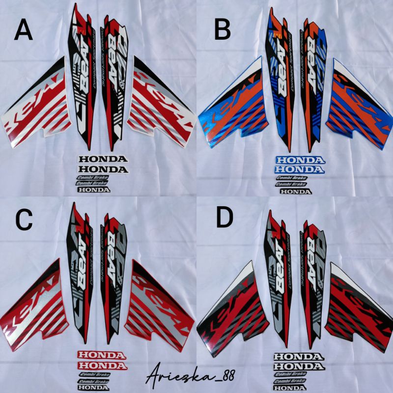 Striping Stiker Beat 2021 2022 / lis bodi motor beat 2021 2022