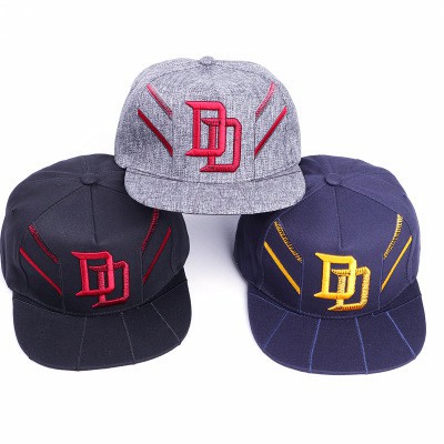 Topi baseball adjustable Motif Bordir Gaya hip hop Untuk Pria Dan Wanita