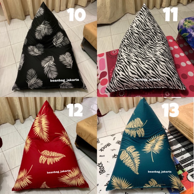 Cover bean bag triangle super big sultan