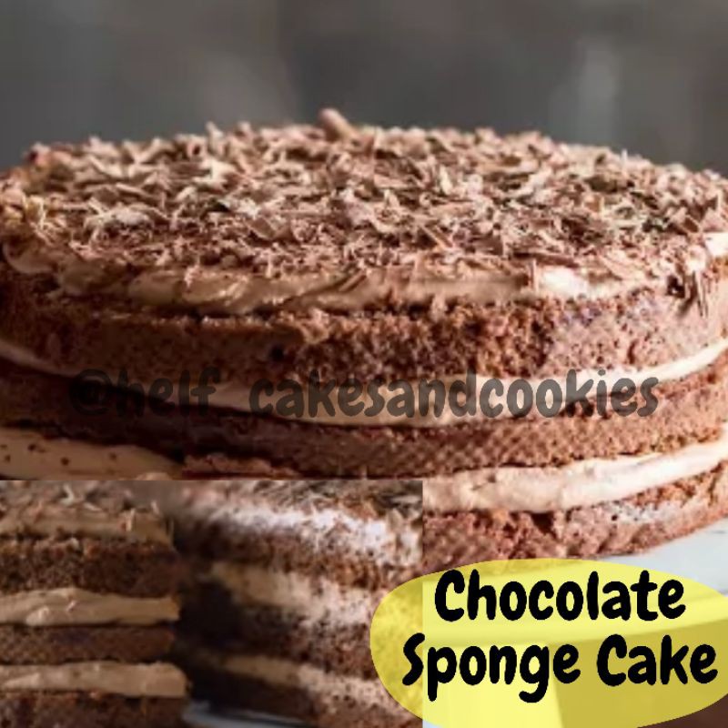 

Chocolate Sponge Cake / Kue Coklat Lembut
