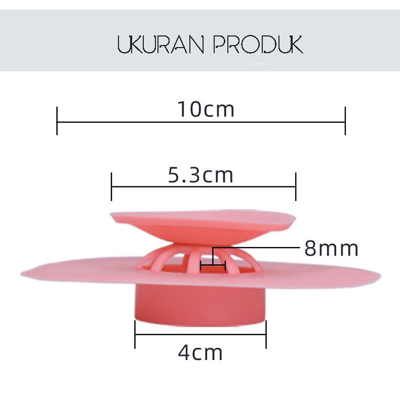 MM-159 Penutup Saringan Wastafel Bulat/Lubang Saluran Air Serbaguna