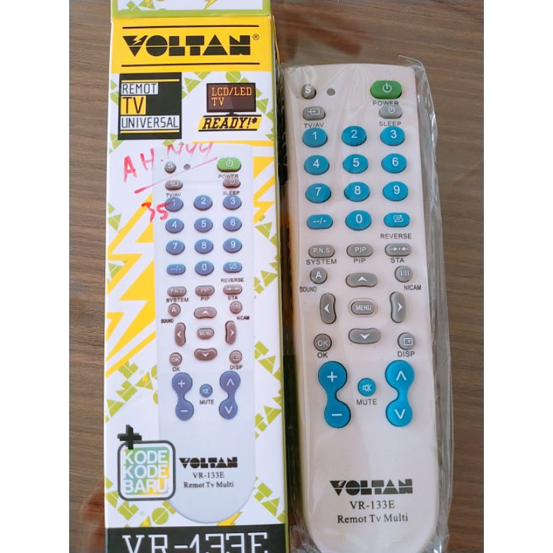 REMOT TV VOLTAN UNIVERSAL TV TABUNG/ LED