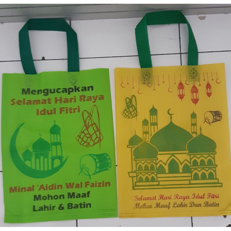 

Tas Spunbond Idul Fitri / tas kain Idul Fitri