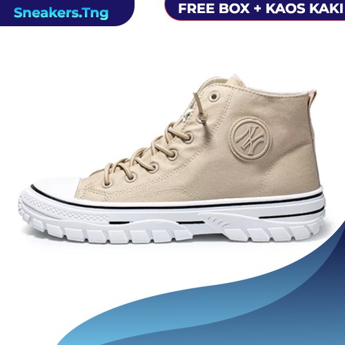 Sepatu Sneakers Boots Import Trend Fashion Casual Korea Kets Pria Wanita MW46