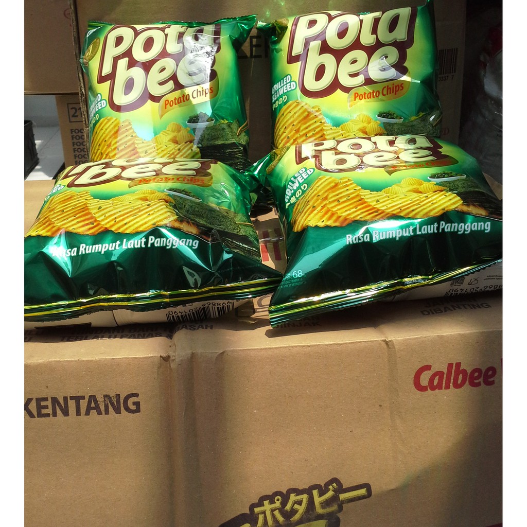 Potabee Bbq/Ayam Bakar/Wagyu Beef Steak/Seaweed 68gr