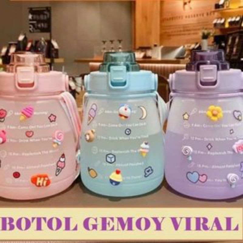 Botol Viral 1,3 Liter Free Stiker