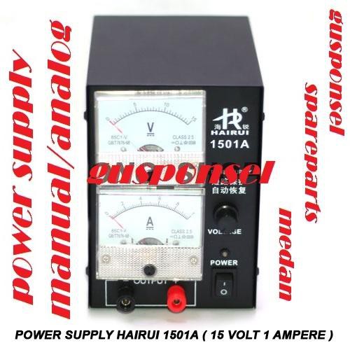 POWER SUPPLY MANUAL/ANALOG MODEL 1501A