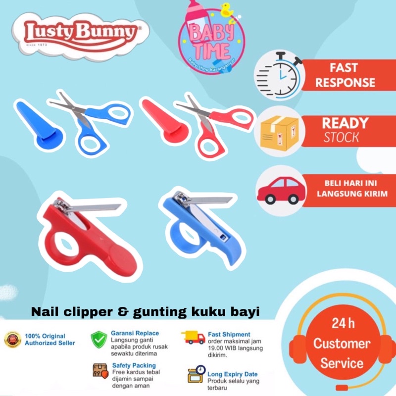 NAIL CLIPER GUNTING KUKU BAYI / POTONGAN KUKU BAYI LUSTY BUNNY